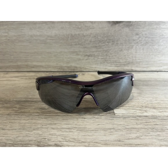 Vintage Oakley‎ Radar Purple Black Sunglasses Read